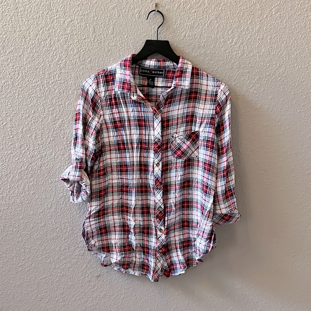 Polly & Esther button down - medium